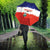 Costa Rica Football Umbrella Map With Los Ticos Sporty Style - Wonder Print Shop
