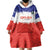 Custom Costa Rica Football Wearable Blanket Hoodie Map With Los Ticos Sporty Style - Wonder Print Shop