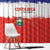 Costa Rica Football Window Curtain Map With Los Ticos Sporty Style - Wonder Print Shop