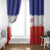 Costa Rica Football Window Curtain Map With Los Ticos Sporty Style - Wonder Print Shop