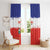 Costa Rica Football Window Curtain Map With Los Ticos Sporty Style - Wonder Print Shop