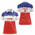 Custom Costa Rica Football Women Polo Shirt Map With Los Ticos Sporty Style - Wonder Print Shop