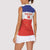 Custom Costa Rica Football Women Sleeveless Polo Shirt Map With Los Ticos Sporty Style - Wonder Print Shop