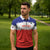 Custom Costa Rica Football Zipper Polo Shirt Map With Los Ticos Sporty Style - Wonder Print Shop