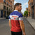 Custom Costa Rica Football Zipper Polo Shirt Map With Los Ticos Sporty Style - Wonder Print Shop