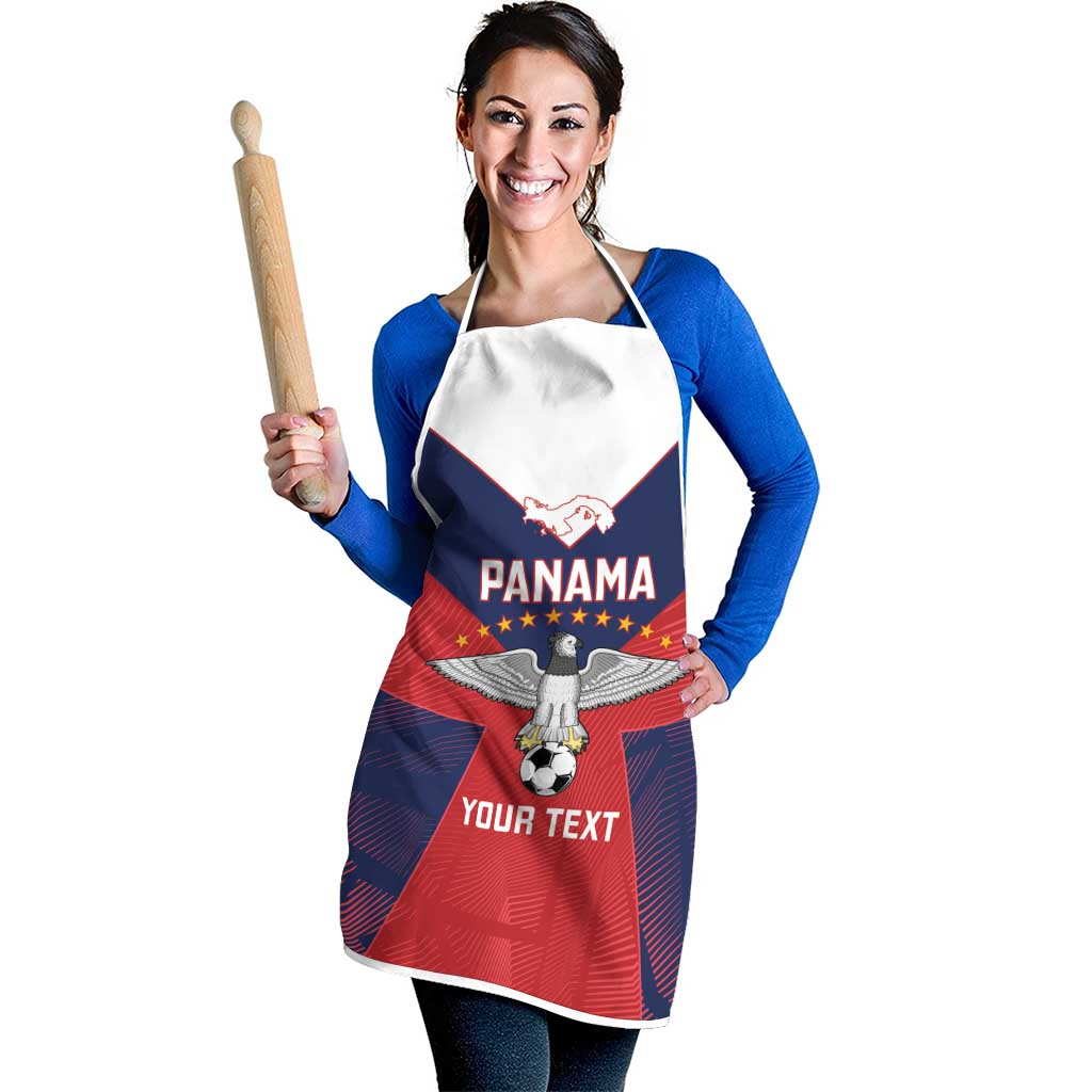 Custom Panama Football Apron Los Canaleros Harpy Eagle - Wonder Print Shop