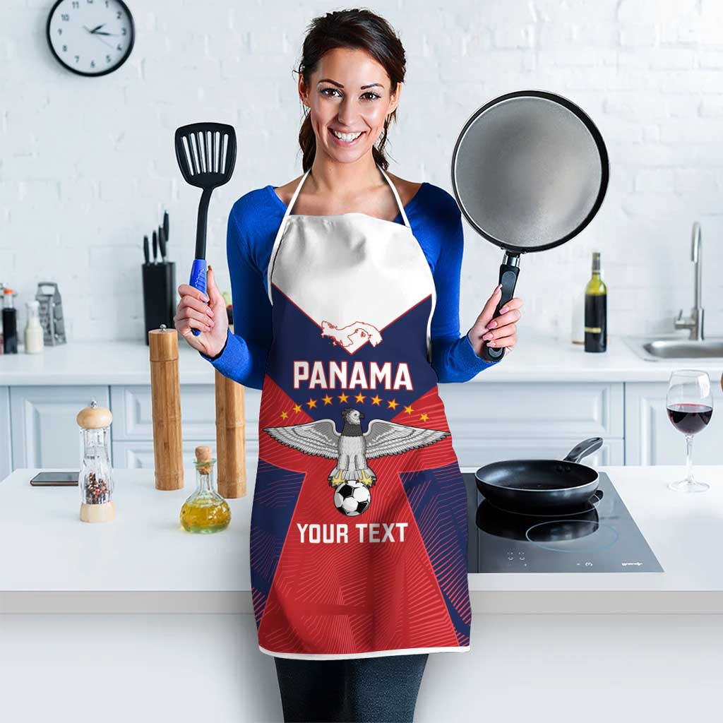 Custom Panama Football Apron Los Canaleros Harpy Eagle - Wonder Print Shop