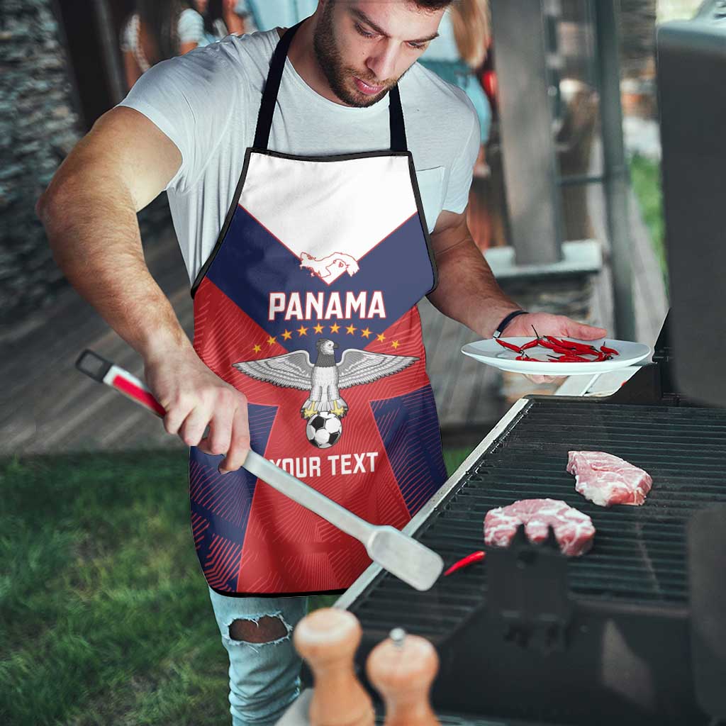 Custom Panama Football Apron Los Canaleros Harpy Eagle - Wonder Print Shop