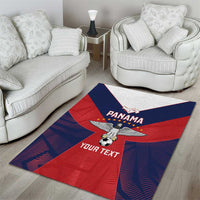 Custom Panama Football Area Rug Los Canaleros Harpy Eagle - Wonder Print Shop