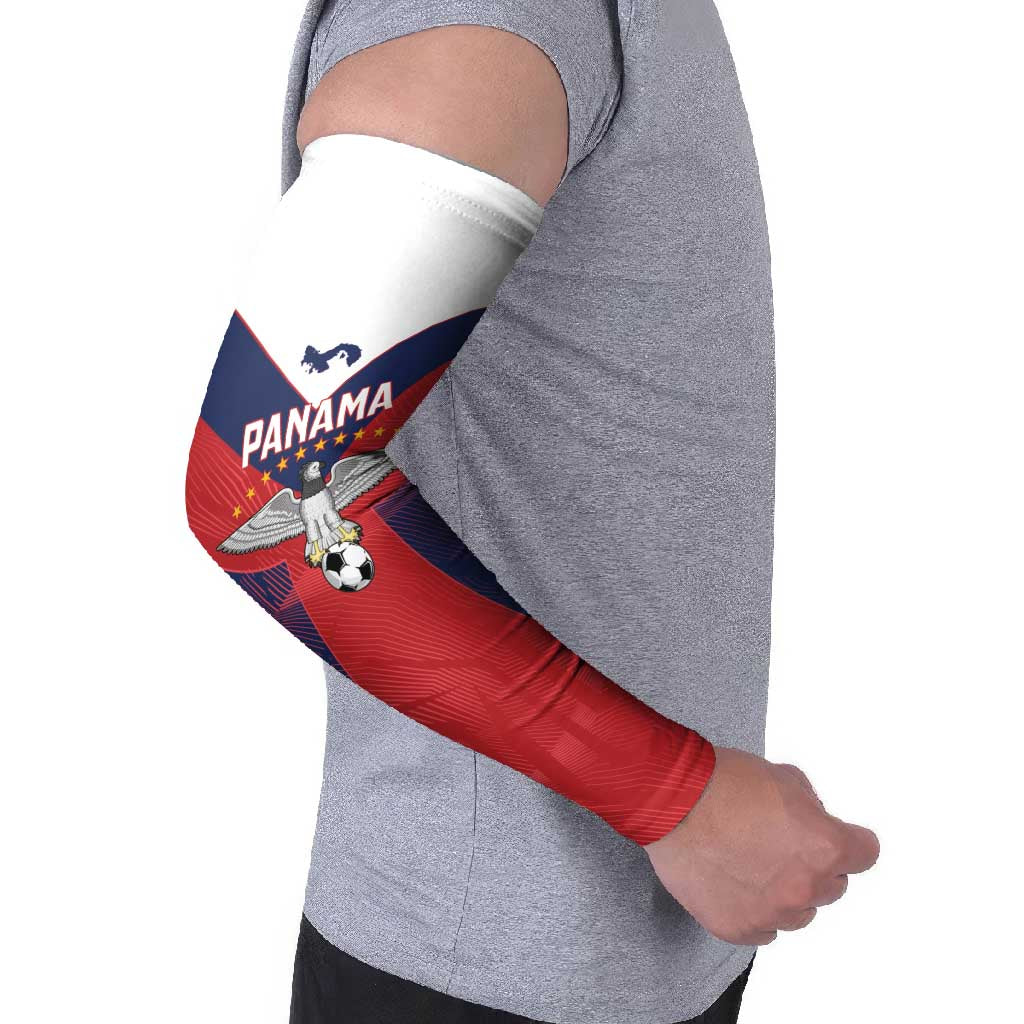 Custom Panama Football Arm Sleeves Los Canaleros Harpy Eagle - Wonder Print Shop