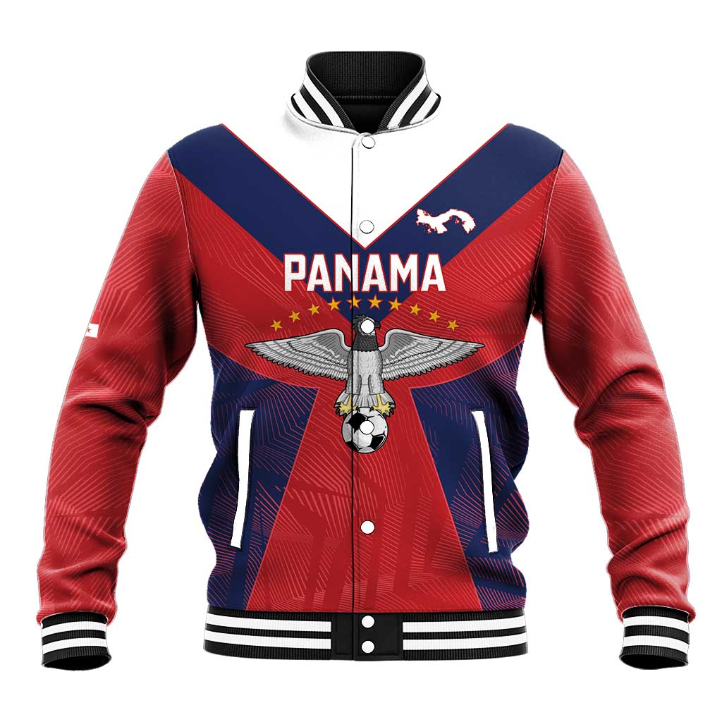 Custom Panama Football Baseball Jacket Los Canaleros Harpy Eagle - Wonder Print Shop