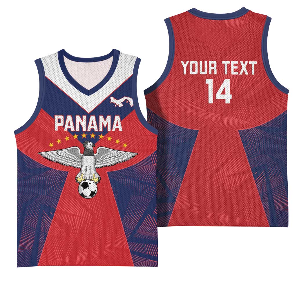 Custom Panama Football Basketball Jersey Los Canaleros Harpy Eagle - Wonder Print Shop