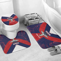 Custom Panama Football Bathroom Set Los Canaleros Harpy Eagle - Wonder Print Shop