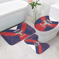 Custom Panama Football Bathroom Set Los Canaleros Harpy Eagle - Wonder Print Shop
