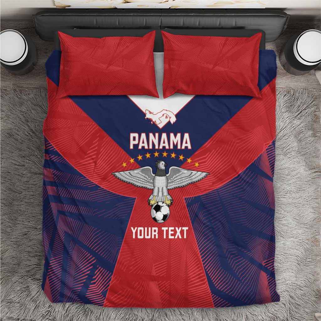 Custom Panama Football Bedding Set Los Canaleros Harpy Eagle - Wonder Print Shop