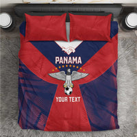 Custom Panama Football Bedding Set Los Canaleros Harpy Eagle - Wonder Print Shop
