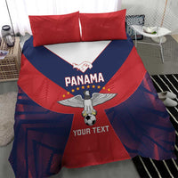 Custom Panama Football Bedding Set Los Canaleros Harpy Eagle - Wonder Print Shop
