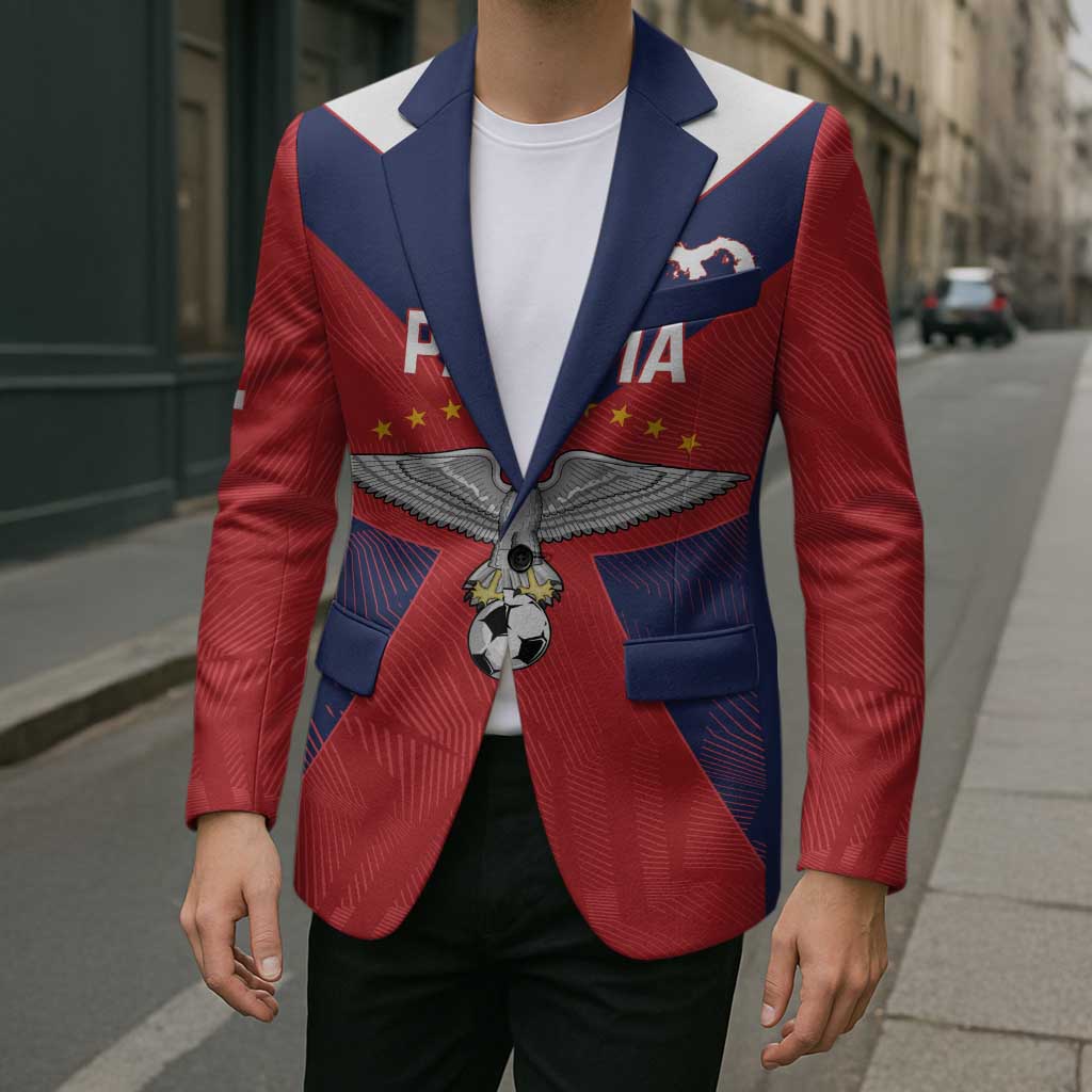 Custom Panama Football Blazer Los Canaleros Harpy Eagle - Wonder Print Shop