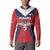 Custom Panama Football Button Sweatshirt Los Canaleros Harpy Eagle - Wonder Print Shop