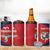 Custom Panama Football 4 in 1 Can Cooler Tumbler Los Canaleros Harpy Eagle - Wonder Print Shop