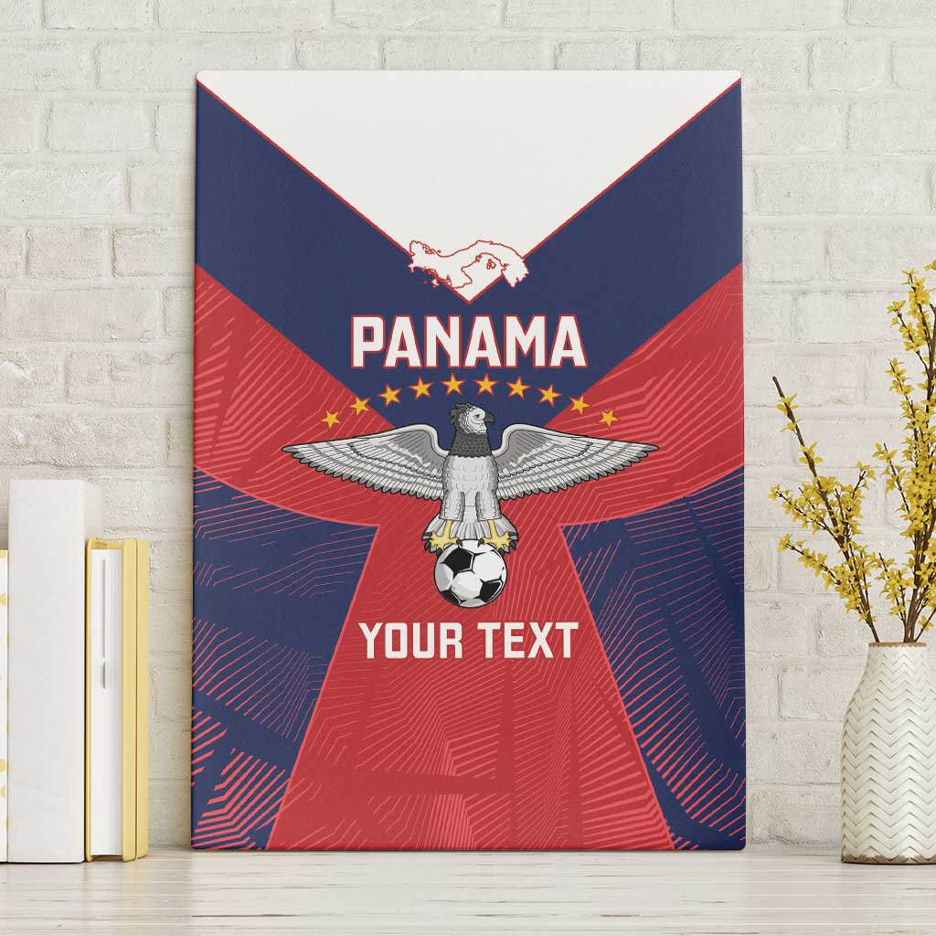 Custom Panama Football Canvas Wall Art Los Canaleros Harpy Eagle - Wonder Print Shop