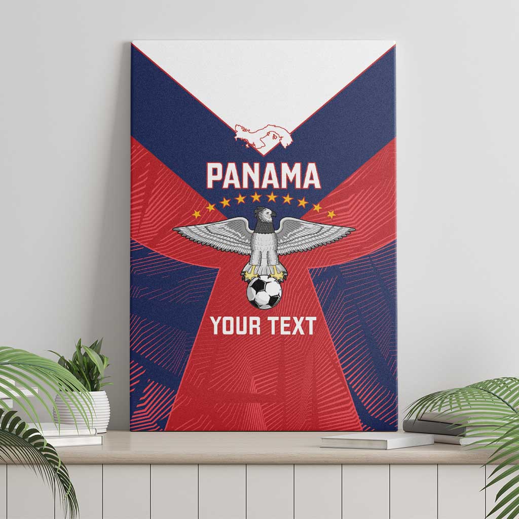 Custom Panama Football Canvas Wall Art Los Canaleros Harpy Eagle - Wonder Print Shop