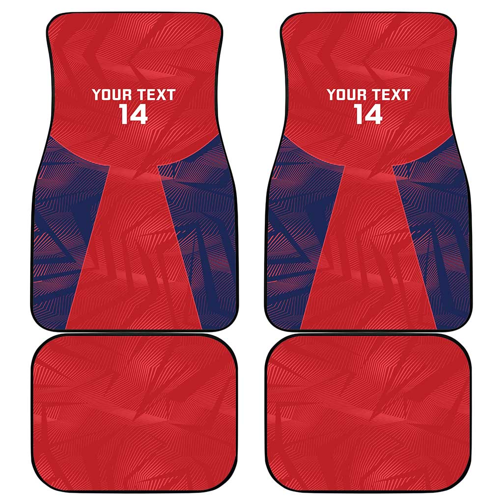 Custom Panama Football Car Mats Los Canaleros Harpy Eagle - Wonder Print Shop