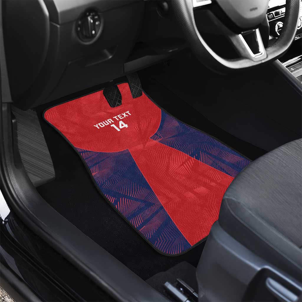 Custom Panama Football Car Mats Los Canaleros Harpy Eagle - Wonder Print Shop