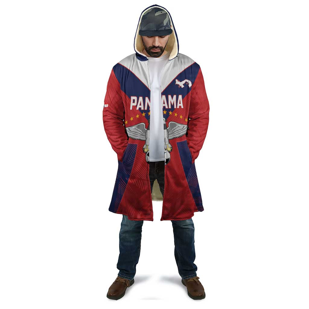 Custom Panama Football Cloak Los Canaleros Harpy Eagle - Wonder Print Shop