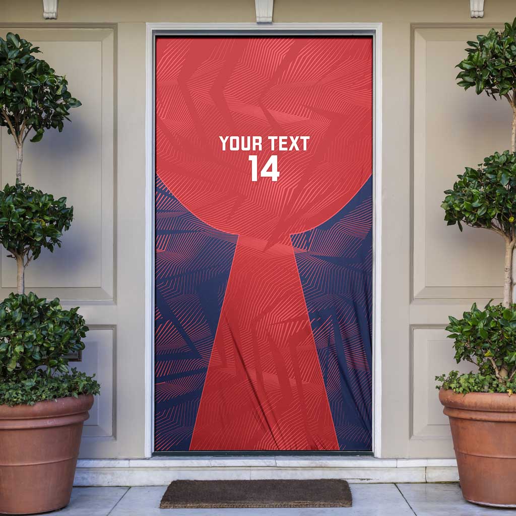 Custom Panama Football Door Cover Los Canaleros Harpy Eagle - Wonder Print Shop