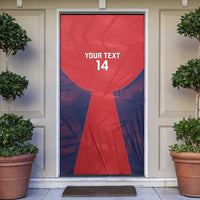 Custom Panama Football Door Cover Los Canaleros Harpy Eagle - Wonder Print Shop