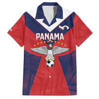 Custom Panama Football Family Matching Summer Maxi Dress and Hawaiian Shirt Los Canaleros Harpy Eagle - Wonder Print Shop
