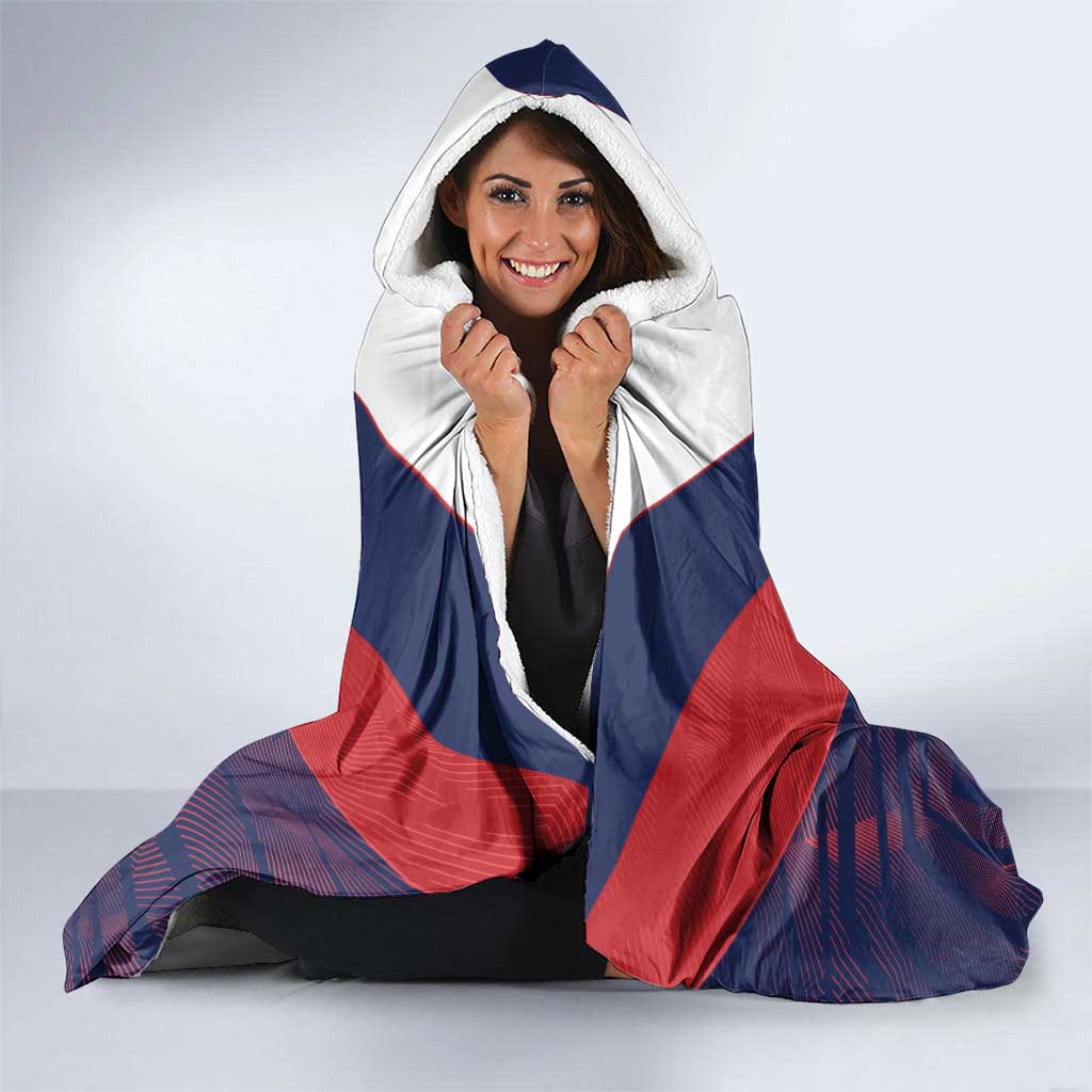 Custom Panama Football Hooded Blanket Los Canaleros Harpy Eagle - Wonder Print Shop