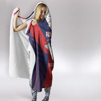 Custom Panama Football Hooded Blanket Los Canaleros Harpy Eagle - Wonder Print Shop