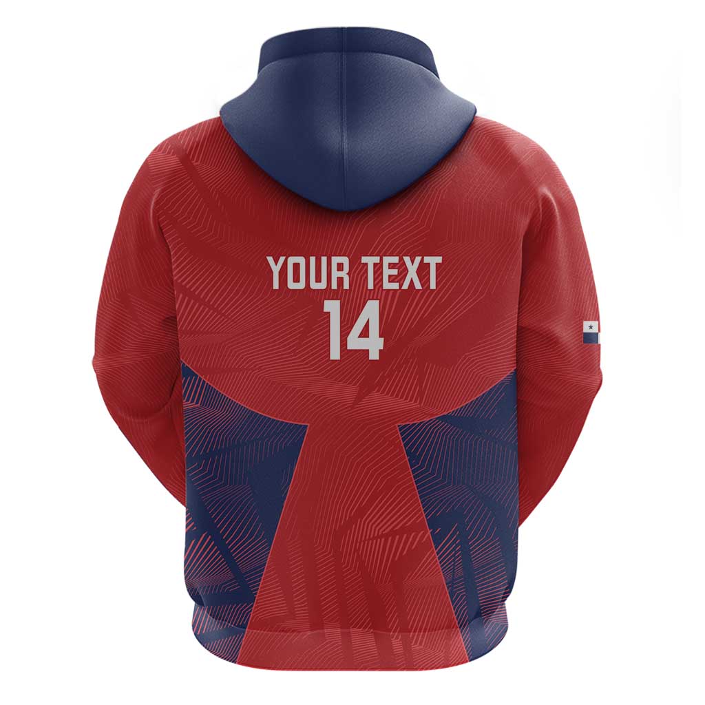 Custom Panama Football Hoodie Los Canaleros Harpy Eagle - Wonder Print Shop
