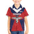 Custom Panama Football Kid Hawaiian Shirt Los Canaleros Harpy Eagle - Wonder Print Shop