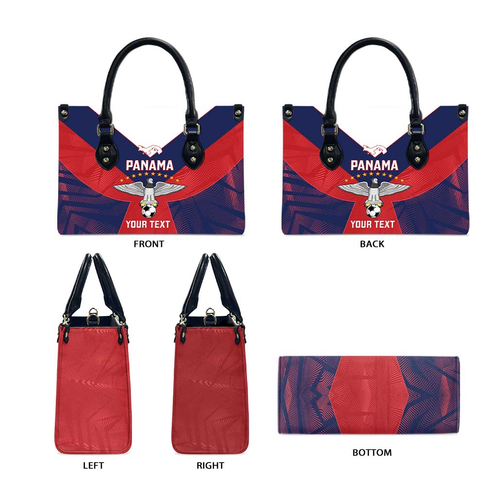 Custom Panama Football Leather Bag Los Canaleros Harpy Eagle - Wonder Print Shop