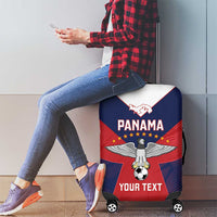Custom Panama Football Luggage Cover Los Canaleros Harpy Eagle - Wonder Print Shop