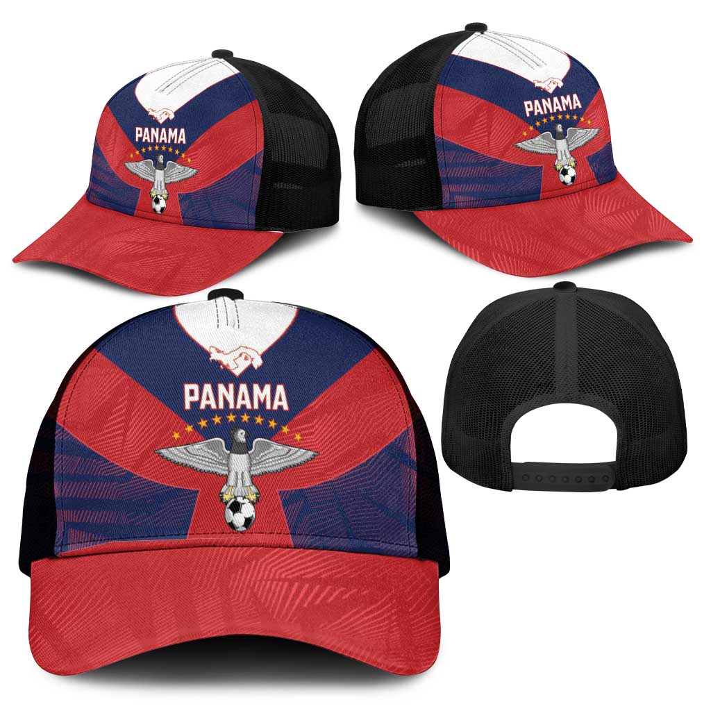 Panama Football Mesh Trucker Cap Los Canaleros Harpy Eagle - Wonder Print Shop