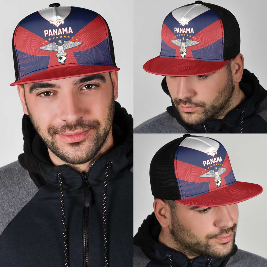 Panama Football Mesh Trucker Cap Los Canaleros Harpy Eagle - Wonder Print Shop