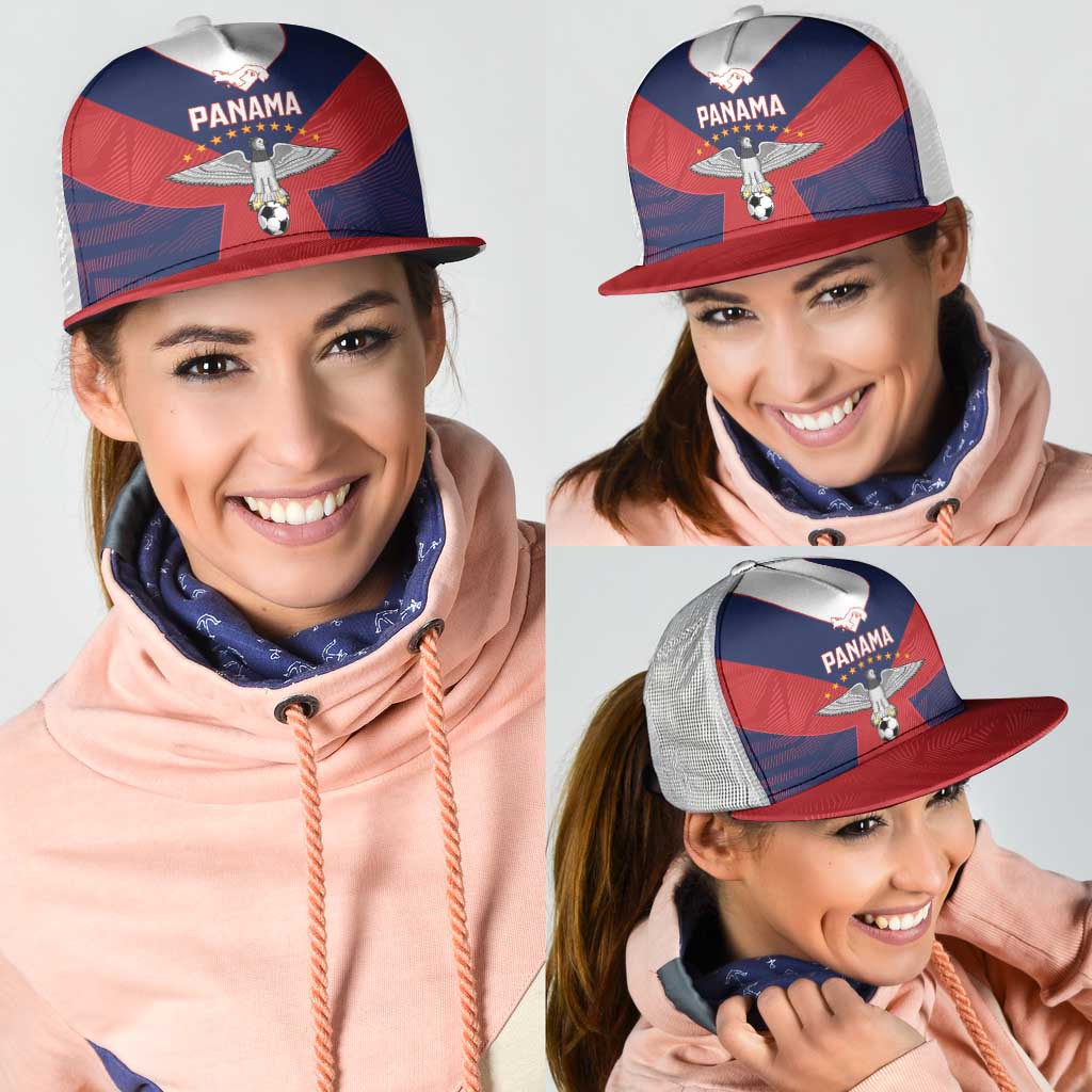 Panama Football Mesh Trucker Cap Los Canaleros Harpy Eagle - Wonder Print Shop