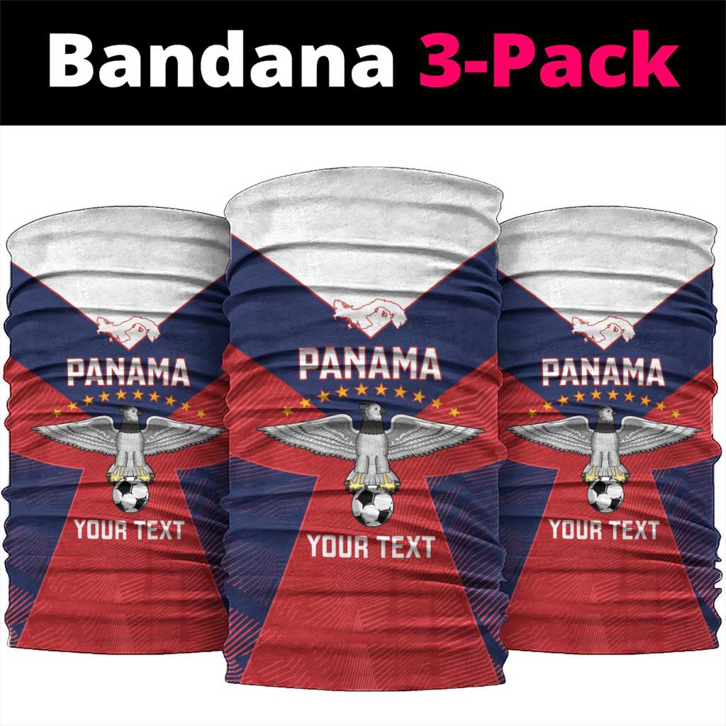 Custom Panama Football Neck Gaiter Los Canaleros Harpy Eagle - Wonder Print Shop