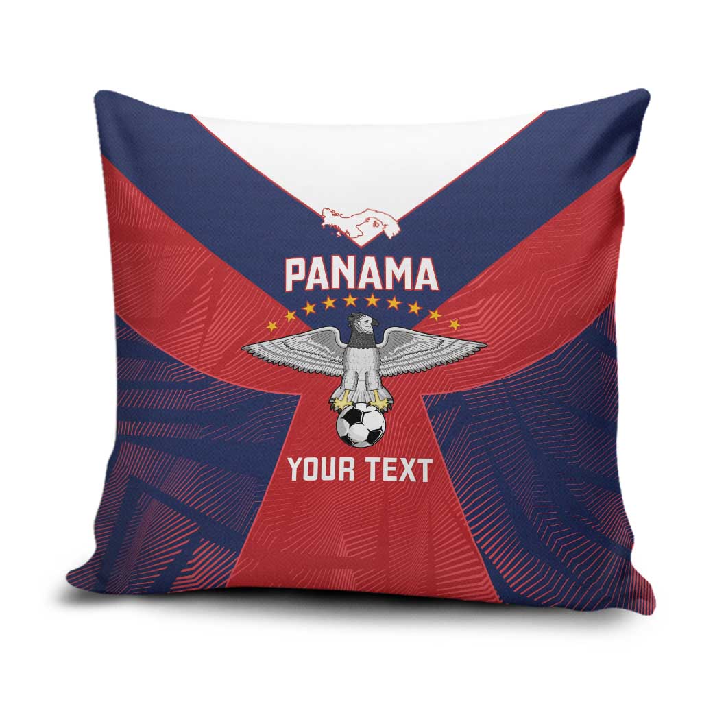 Custom Panama Football Pillow Cover Los Canaleros Harpy Eagle - Wonder Print Shop