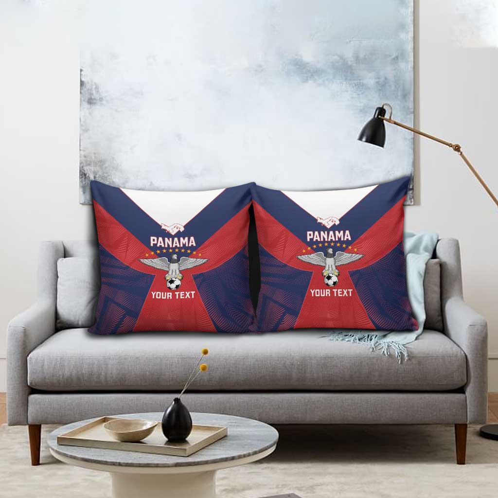Custom Panama Football Pillow Cover Los Canaleros Harpy Eagle - Wonder Print Shop