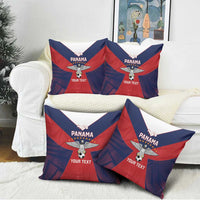 Custom Panama Football Pillow Cover Los Canaleros Harpy Eagle - Wonder Print Shop