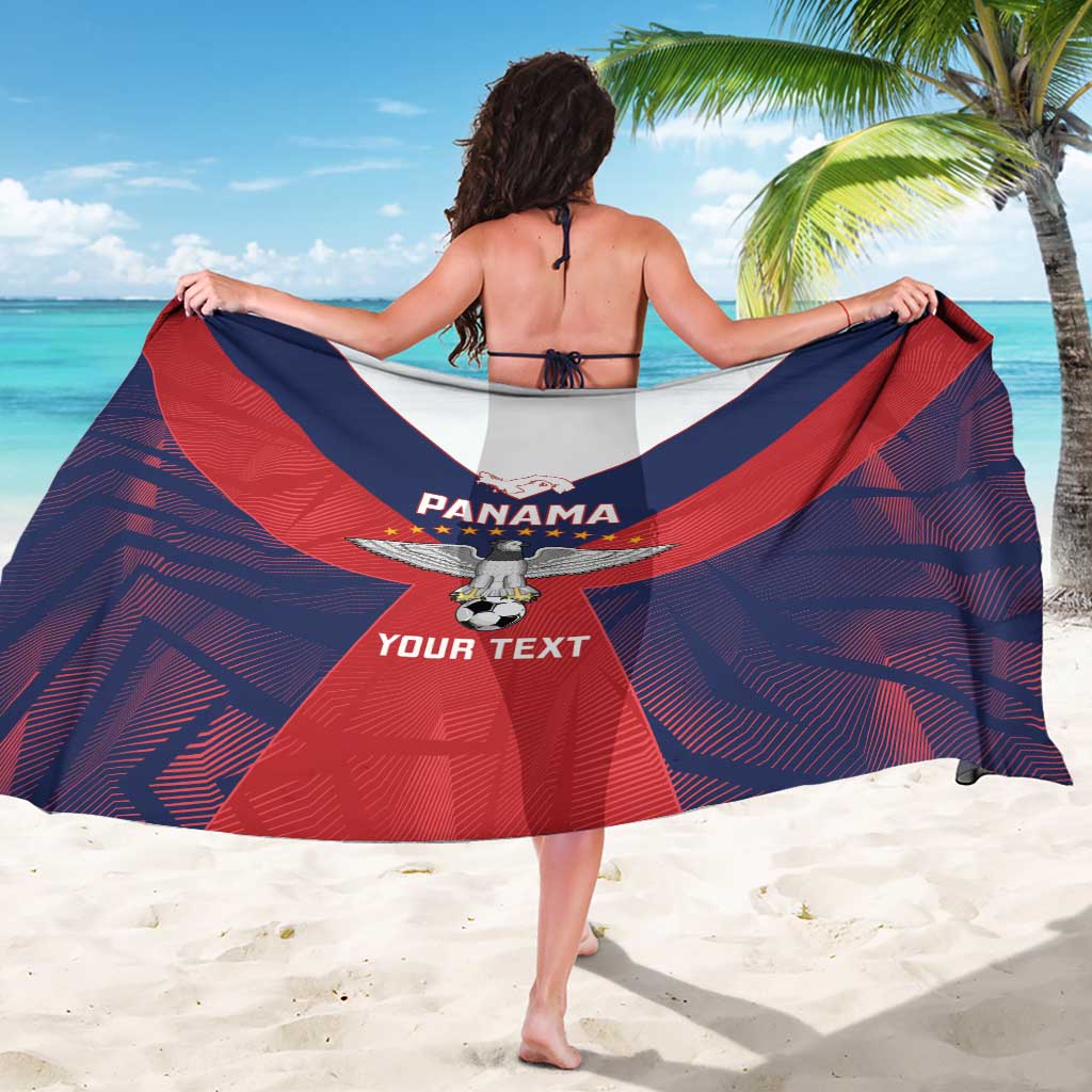 Custom Panama Football Sarong Los Canaleros Harpy Eagle - Wonder Print Shop