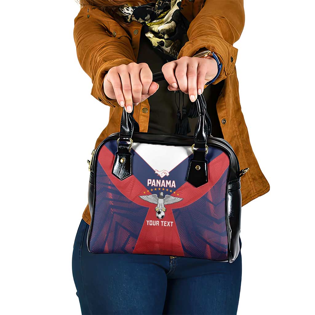 Custom Panama Football Shoulder Handbag Los Canaleros Harpy Eagle - Wonder Print Shop