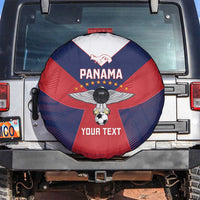 Custom Panama Football Spare Tire Cover Los Canaleros Harpy Eagle - Wonder Print Shop