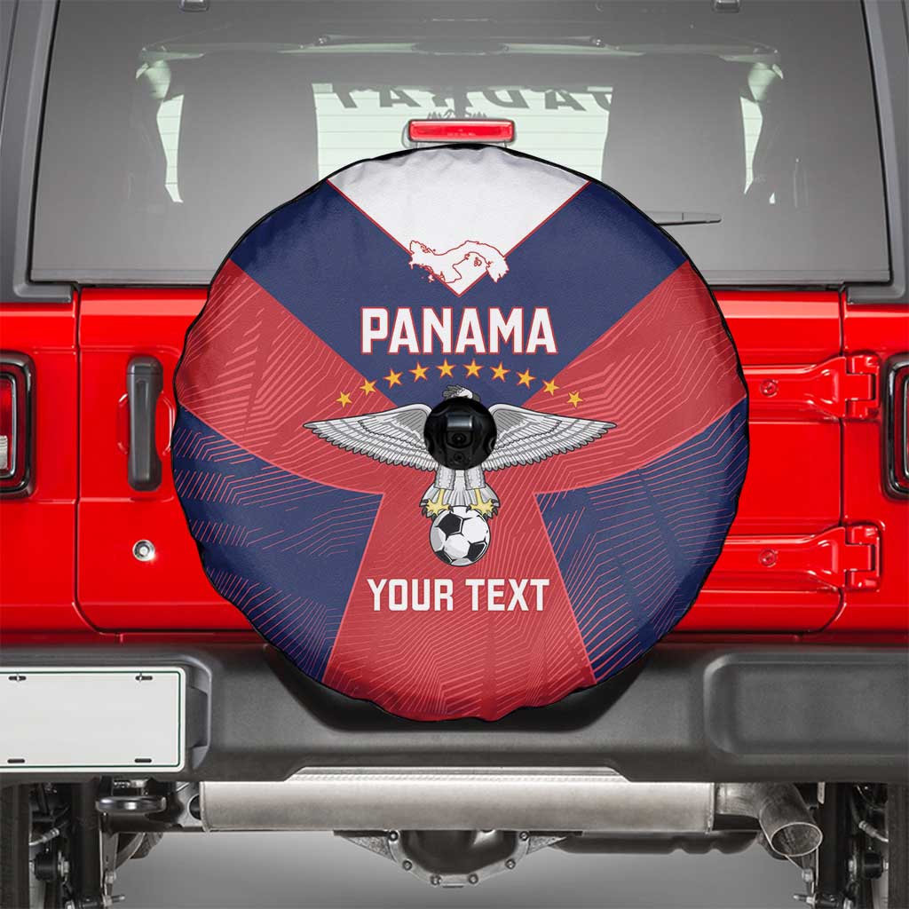 Custom Panama Football Spare Tire Cover Los Canaleros Harpy Eagle - Wonder Print Shop