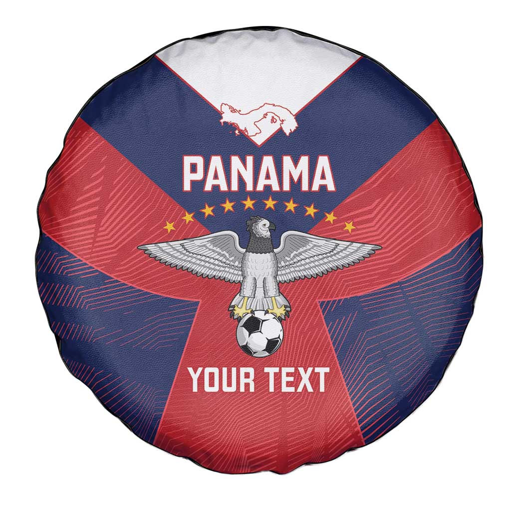 Custom Panama Football Spare Tire Cover Los Canaleros Harpy Eagle - Wonder Print Shop